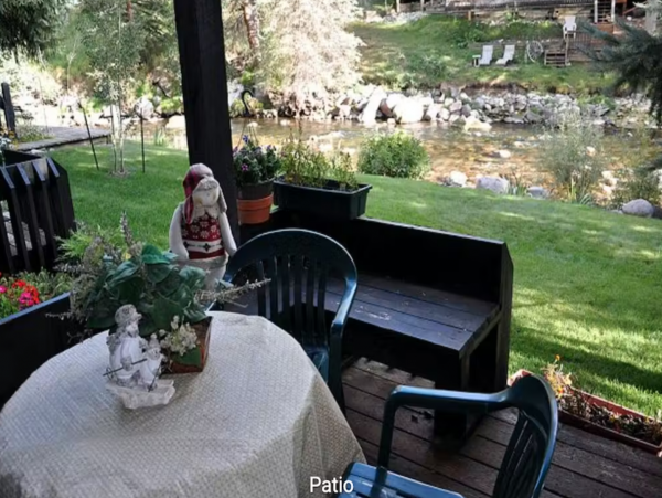 Mountain & Creek Views from this Two Bedroom Ski Condo